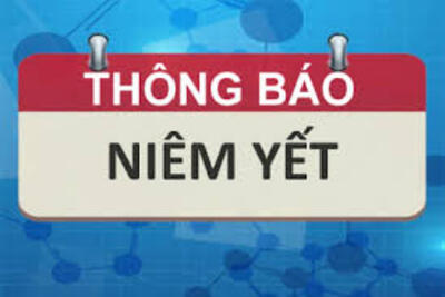 Thông báo niêm yết công khai hồ sơ mất giấy CNQSD đất