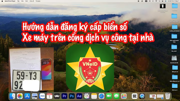 Hướng dẫn đăng ký cấp biển số xe trên cổng dịch vụ công tại nhà